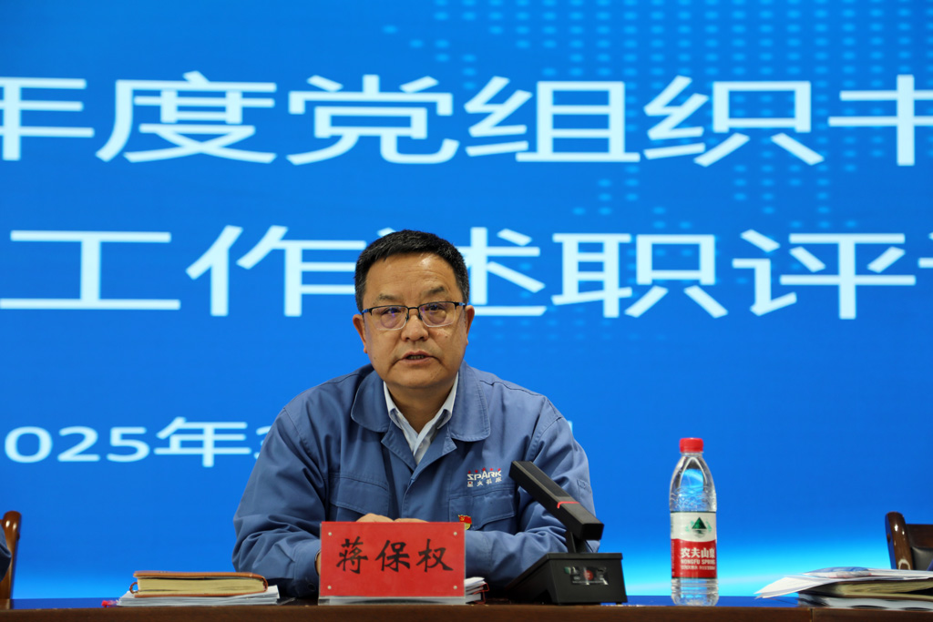 星火数控公司召开2024年党组织书记抓基层党建和人才工作述职评议大会